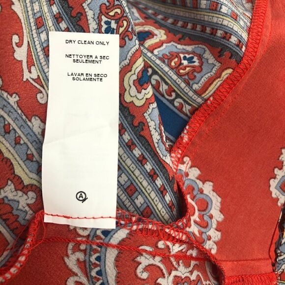 Fifteen Twenty 100% Silk Multi-Colored Tunic Top - Sleeveless - Picture 7 of 8